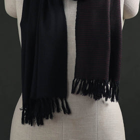 Kumaun Handwoven Pure Merino Wool Stole 19