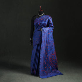 Hand Embroidered Silk Saree 05