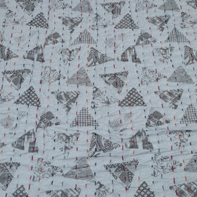  Double - Tagai Work Plain Cotton Quilt
