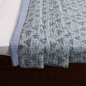  Double - Tagai Work Plain Cotton Quilt