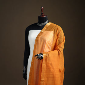 Pure Handloom Cotton Nizam Zari Border Mangalagiri Dupatta 38