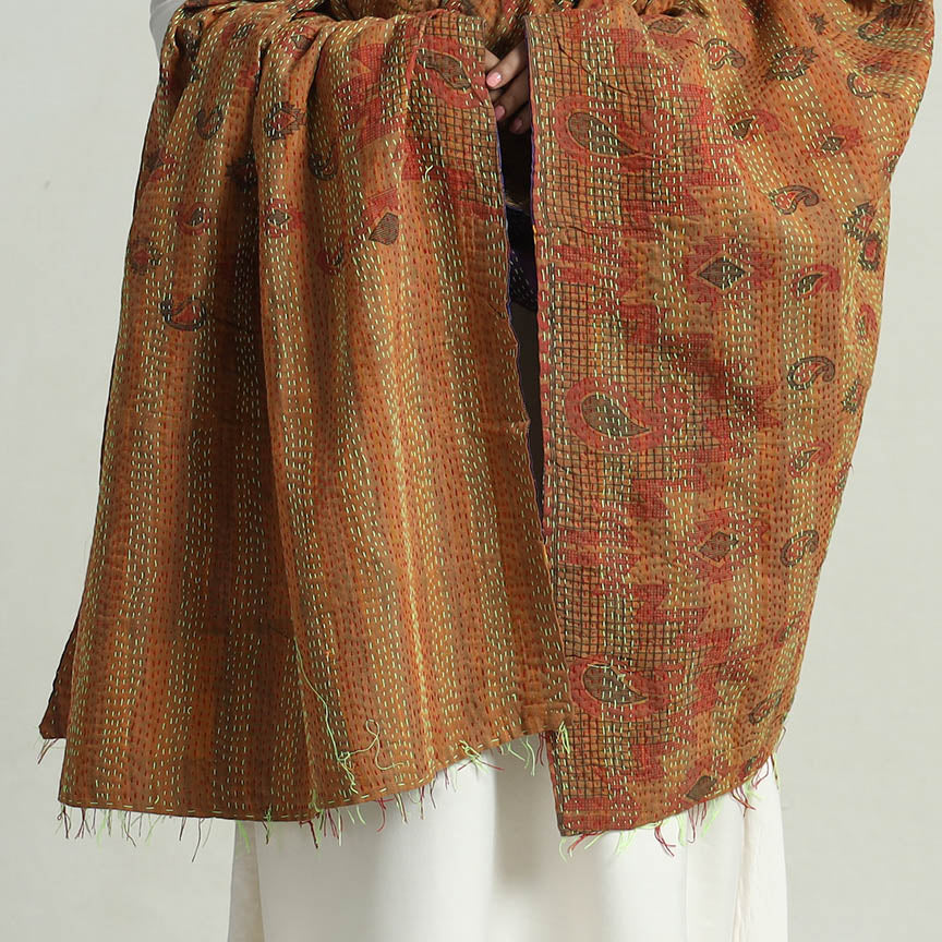 Kantha Embroidery Dupatta