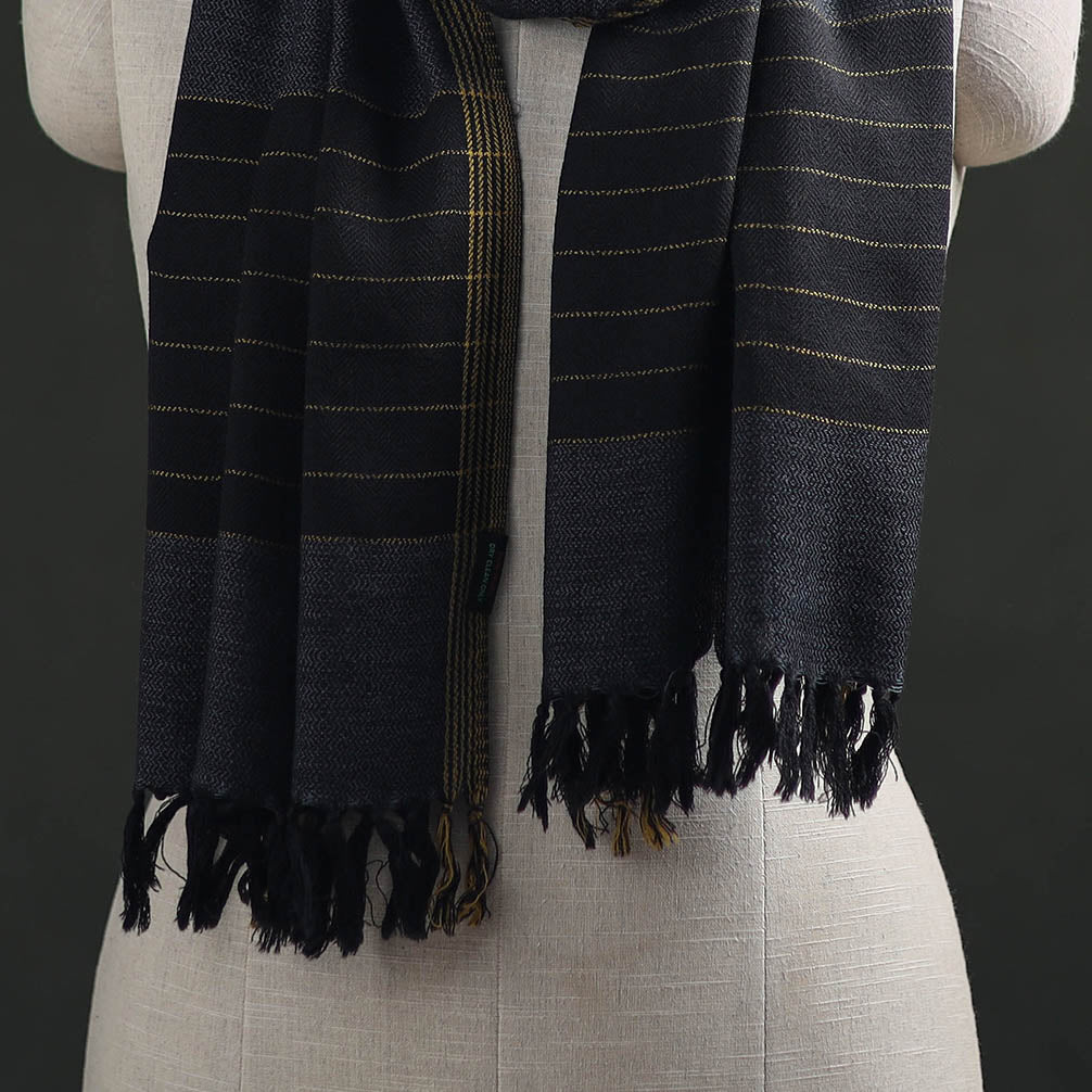 Kumaun Handwoven Pure Merino Wool Stole 22