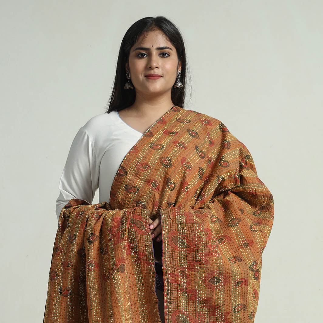 Kantha Embroidery Dupatta