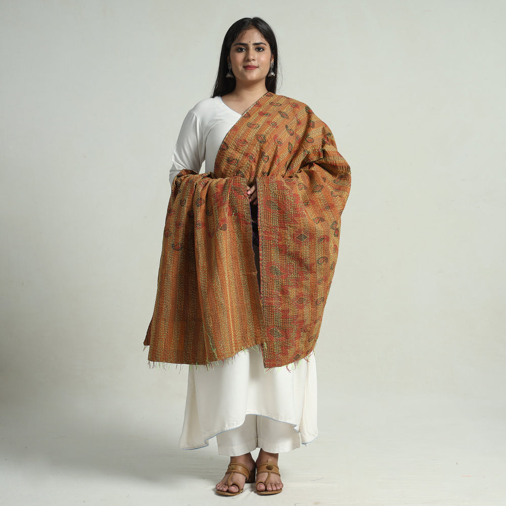 Kantha Embroidery Dupatta