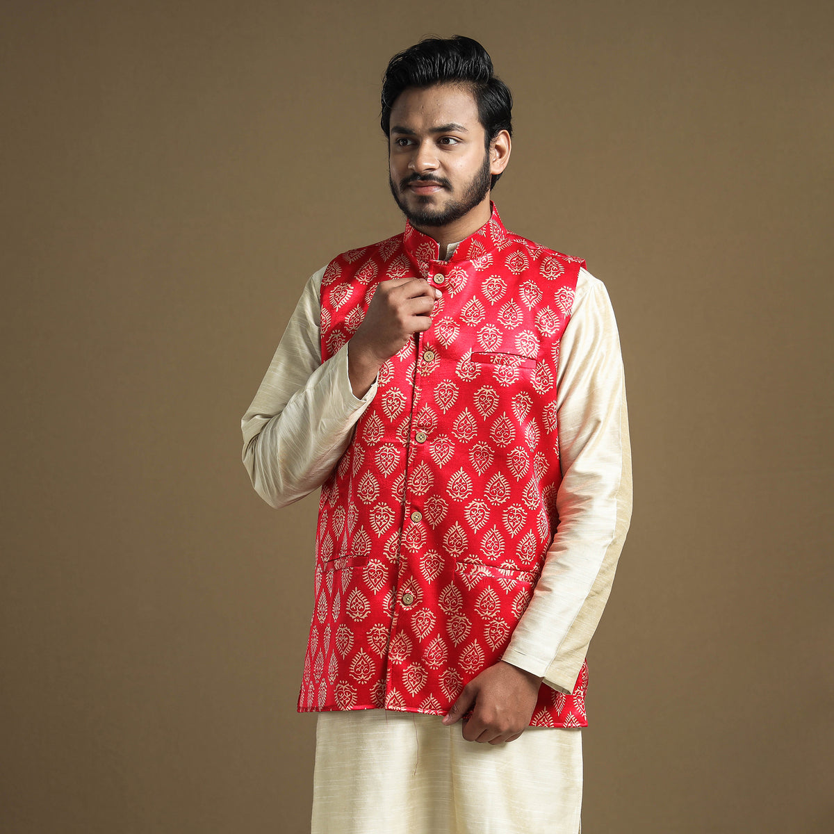 Silk Nehru Jacket