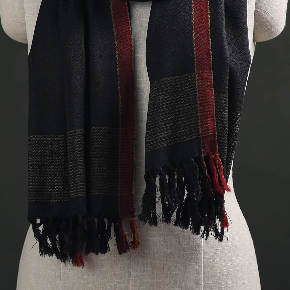 Kumaun Handwoven Pure Merino Wool Stole 24