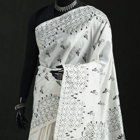 Hand Embroidered Silk Saree 06