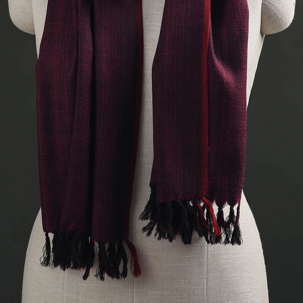 Kumaun Handwoven Pure Merino Wool Stole 25