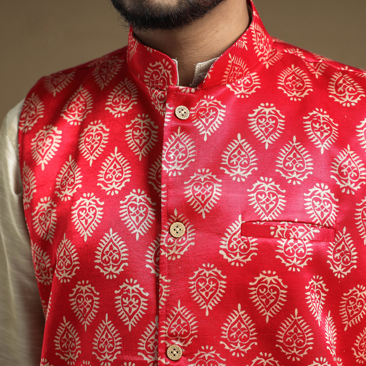 Silk Nehru Jacket