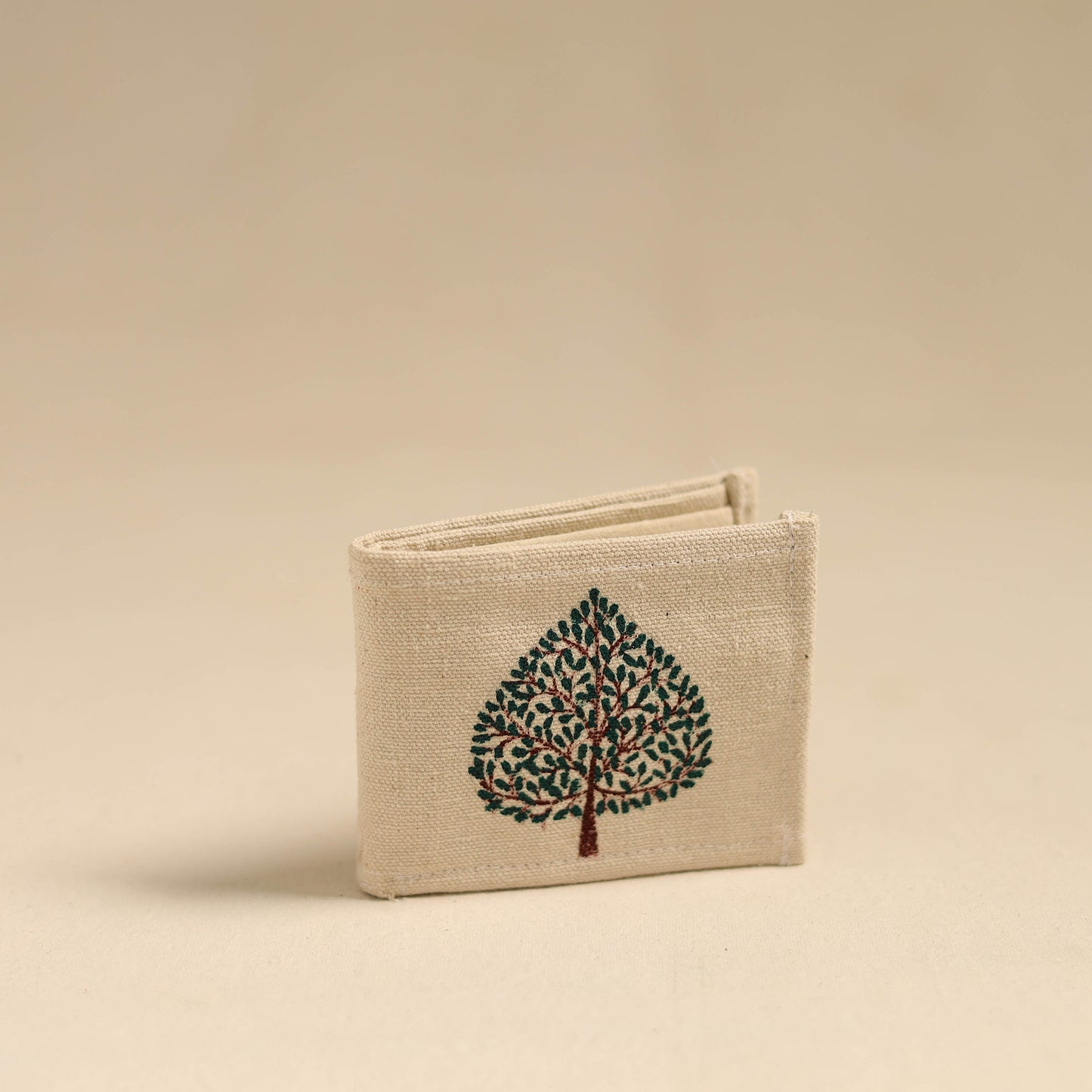 Beige - Handpainted Wallet from Odisha 11