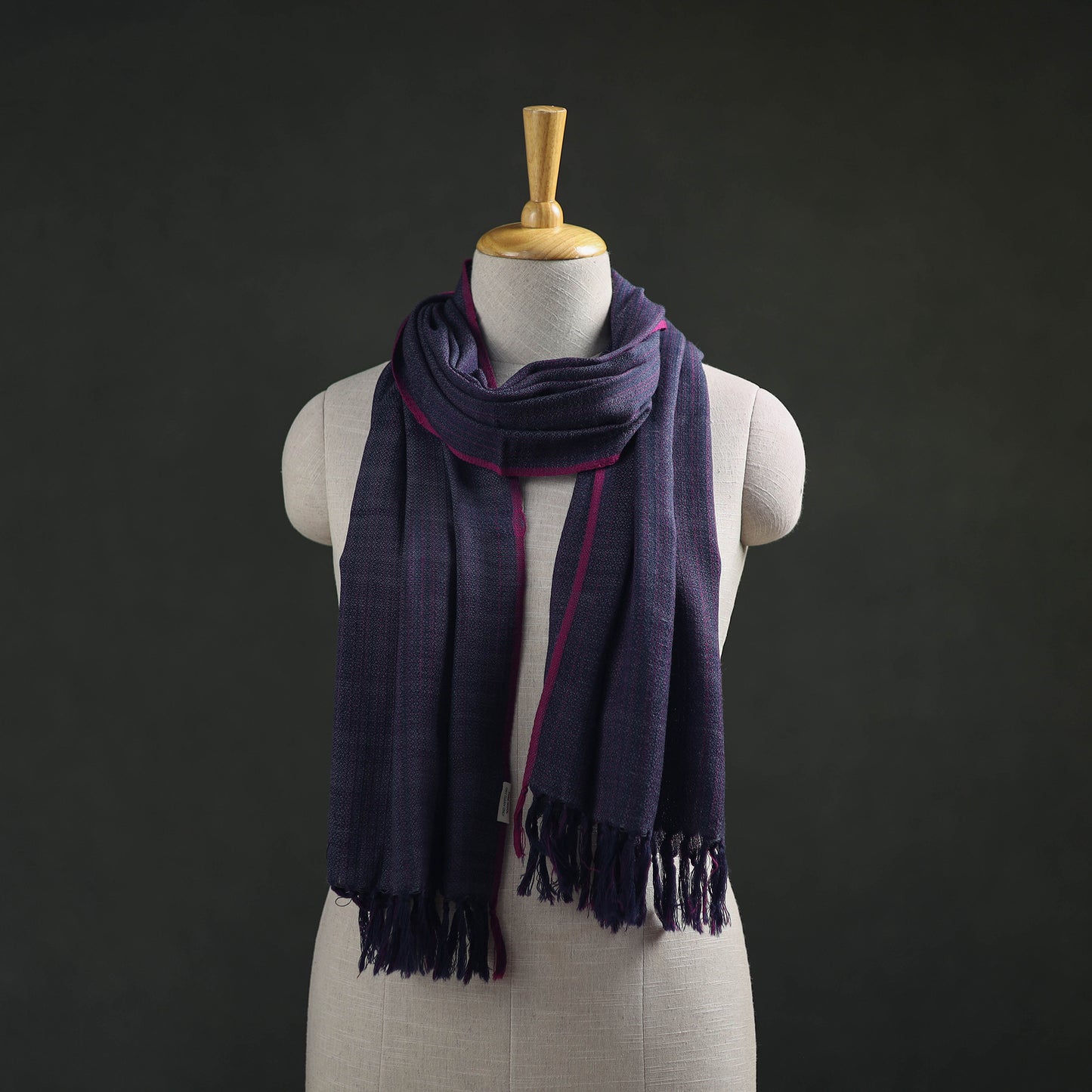 Kumaun Handwoven Pure Merino Wool Stole 26