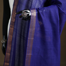 Pure Handloom Cotton Nizam Zari Border Mangalagiri Dupatta 40