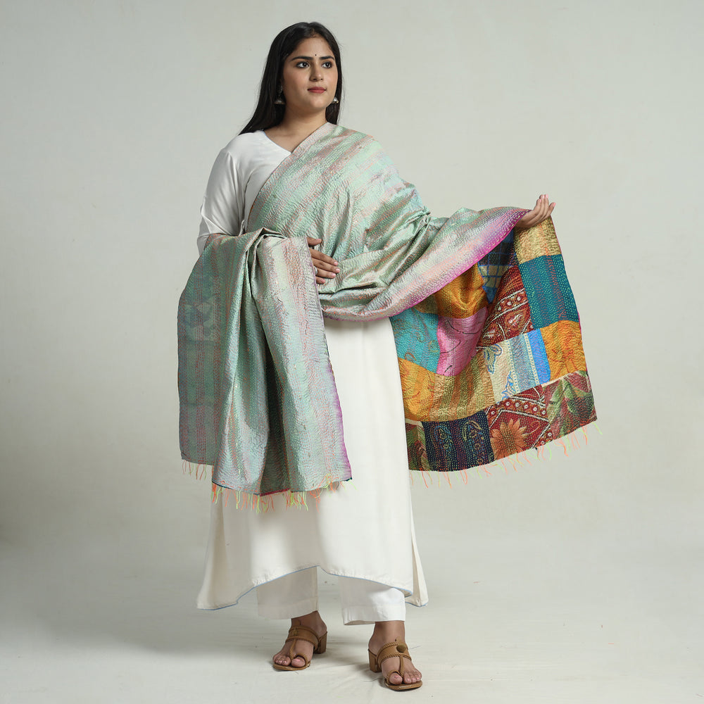 Kantha Embroidery Dupatta