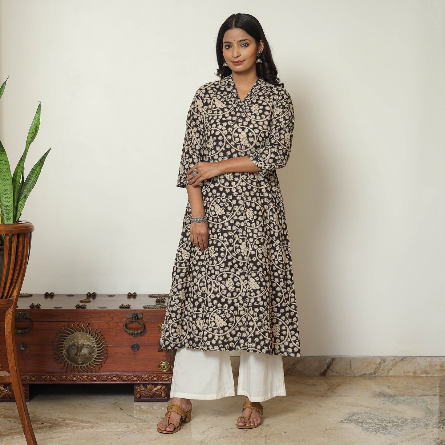 kalamkari printed kurta