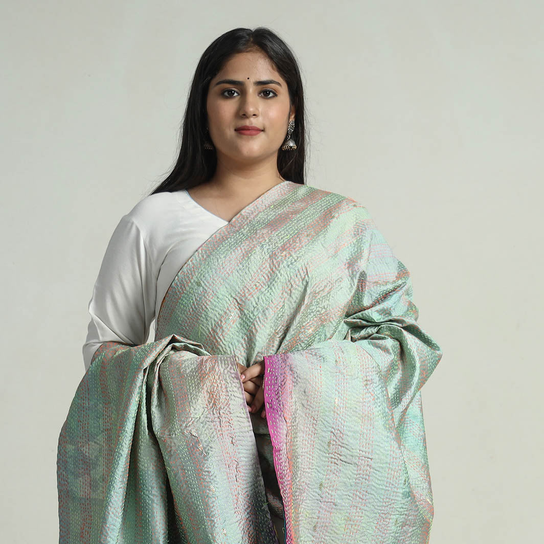 Kantha Embroidery Dupatta