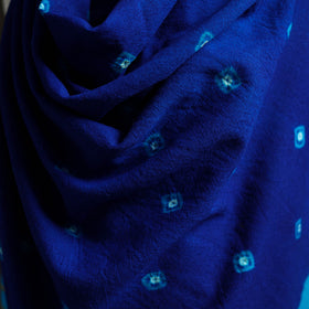 Kutch Handwoven Merino Wool Bandhani Tie-Dye Shawl 07