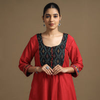 plain silk kurta