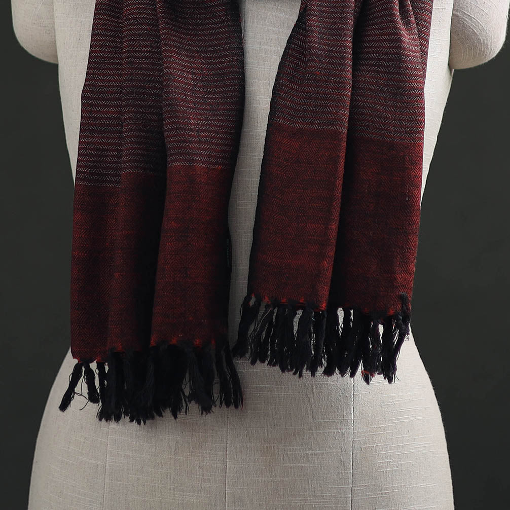 Kumaun Handwoven Pure Merino Wool Stole 32