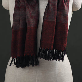 Kumaun Handwoven Pure Merino Wool Stole 32
