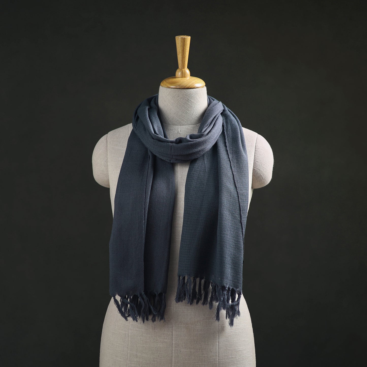 Kumaun Handwoven Pure Merino Wool Stole 34