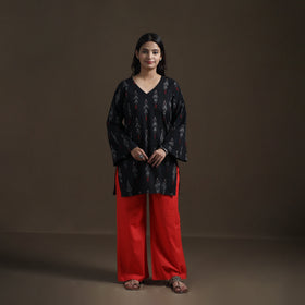 Pochampally Ikat Cotton Short Kurta for Women 21