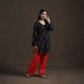 Pochampally Ikat Cotton Short Kurta for Women 21