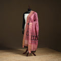 Bagh Hand Block Print Natural Dyed Tissue Zari Chanderi Silk Dupatta 43