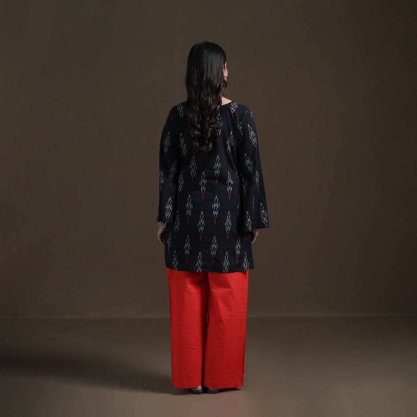 Pochampally Ikat Cotton Short Kurta for Women 21