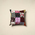 Multicolor Handcrafted Cotton Patchwork Cushion Cover