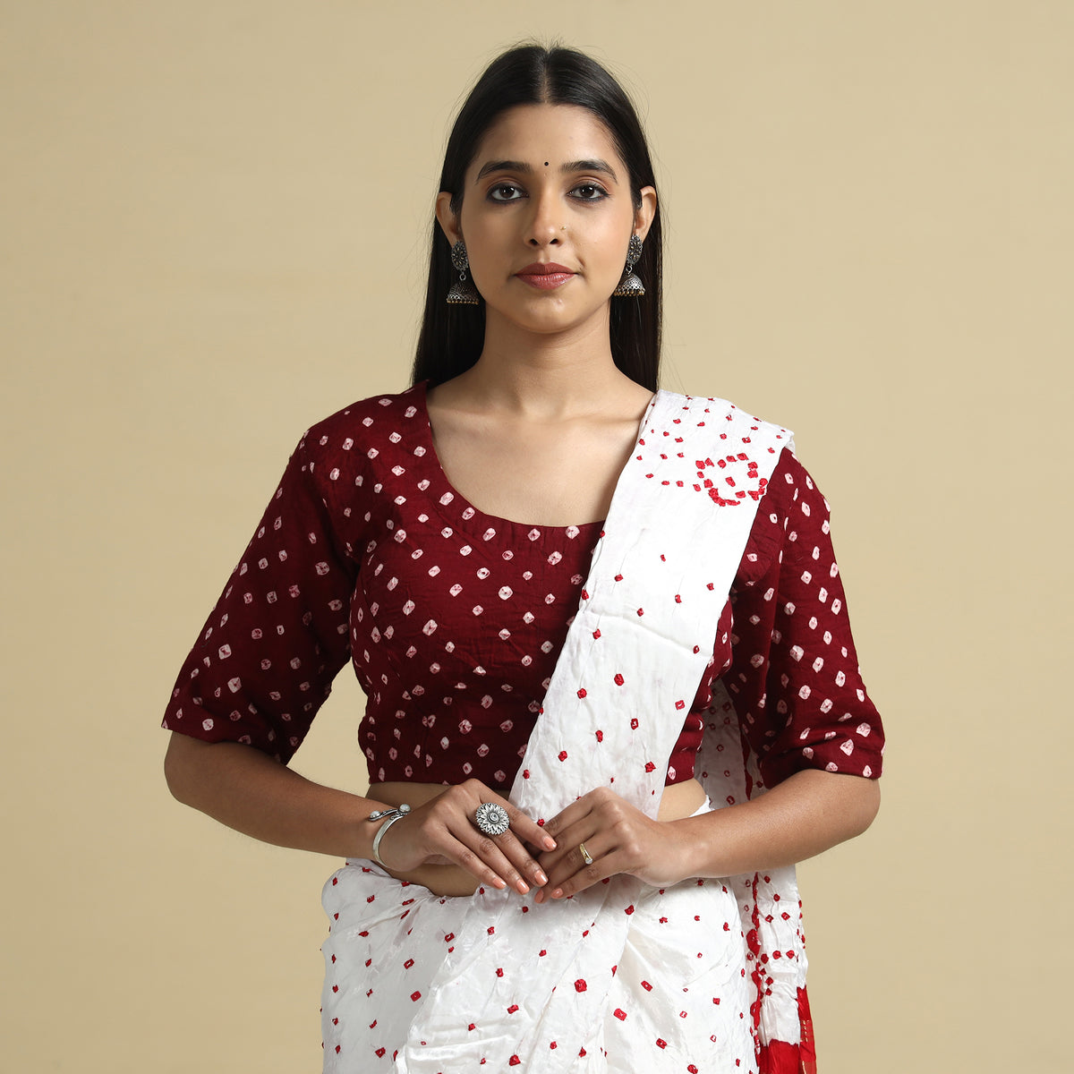 Bandhani Stitched Blouse