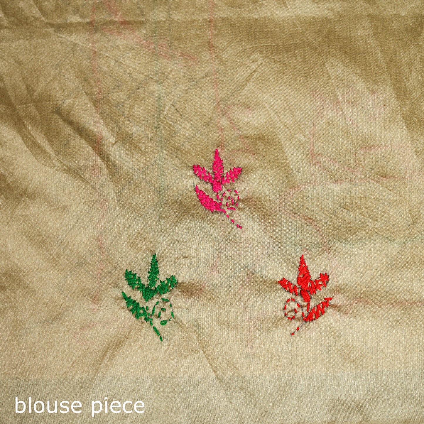 Hand Embroidered Silk Saree 07