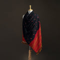 Kutch Handwoven Merino Wool Bandhani Tie-Dye Shawl 09
