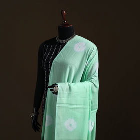 Shibori Tie-Dye Cotton Dupatta with Tassels 32