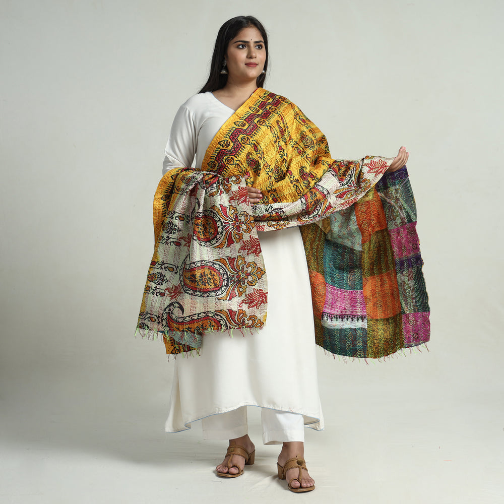 Kantha Embroidery Dupatta