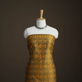 Pochampally Ikat Handloom Sico Unstitched Dress Material: Kurta with Dupatta 11