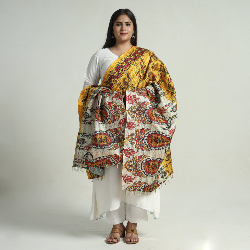 Kantha Embroidery Dupatta