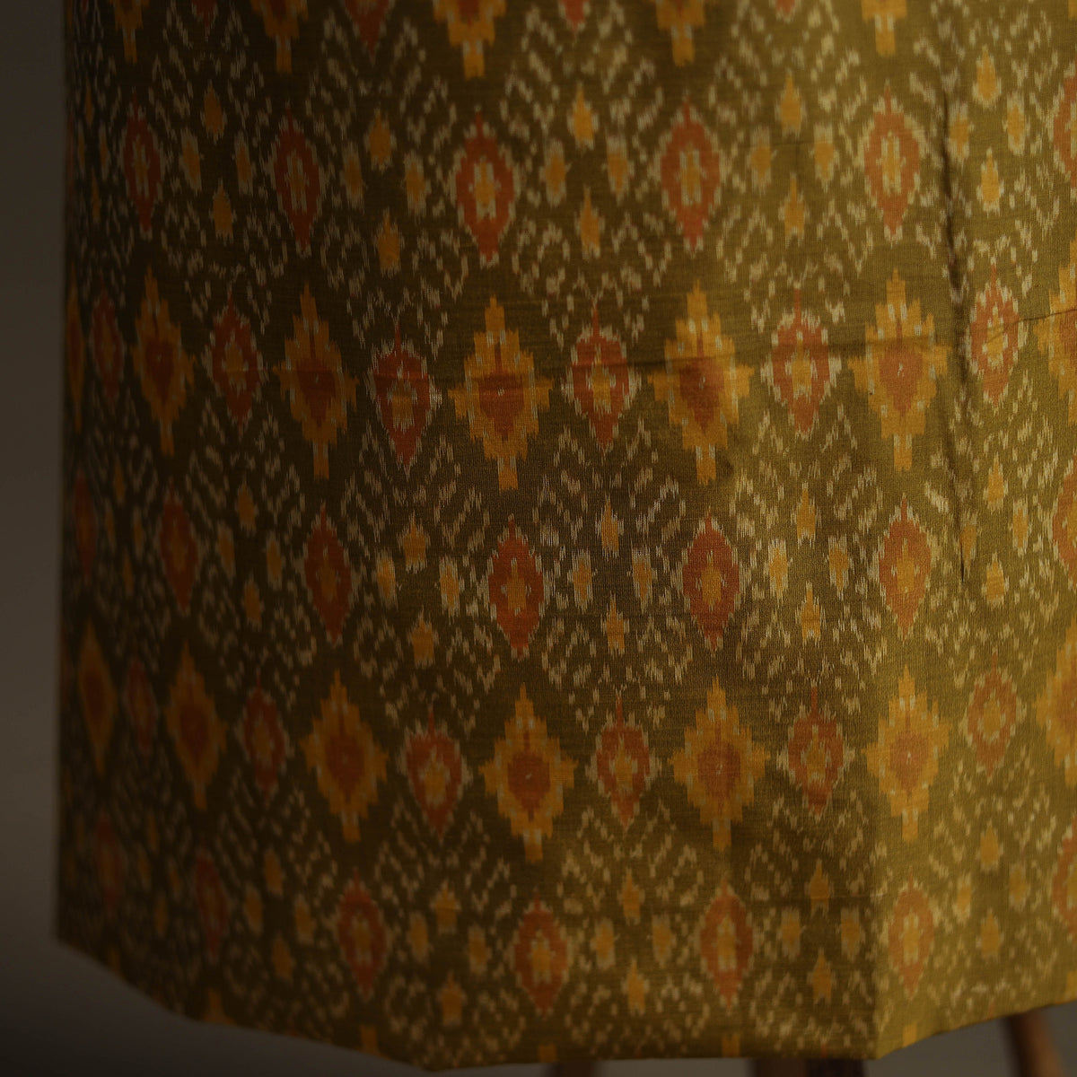 Pochampally Ikat Handloom Sico Unstitched Dress Material: Kurta with Dupatta 11