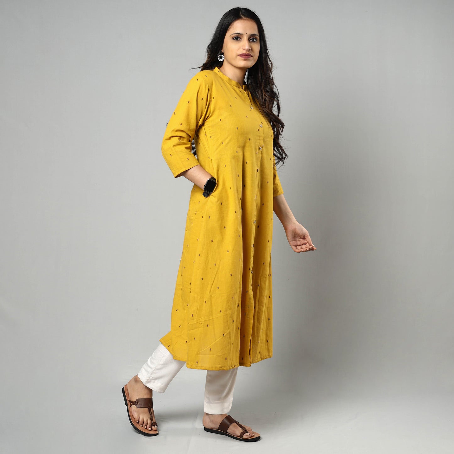 Jacquard kurta