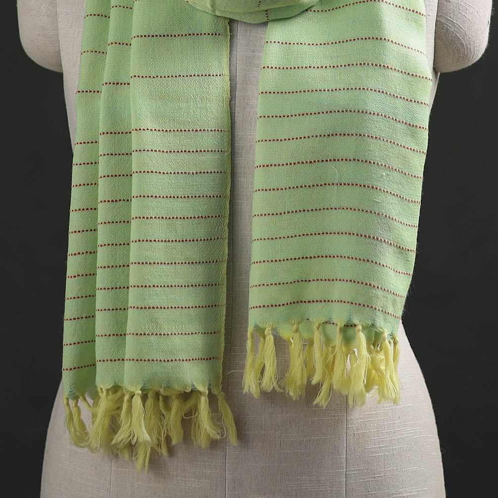 Kumaun Handwoven Pure Merino Wool Stole 43