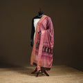 Bagh Hand Block Print Natural Dyed Tissue Zari Chanderi Silk Dupatta 45
