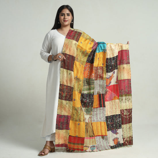 Kantha Embroidery Dupatta