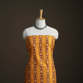 Pochampally Ikat Handloom Sico Unstitched Dress Material: Kurta with Dupatta 12