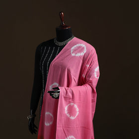 Shibori Tie-Dye Cotton Dupatta with Tassels 34