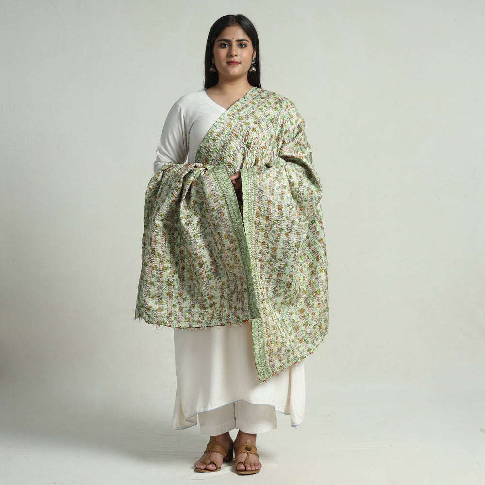 Kantha Embroidery Dupatta