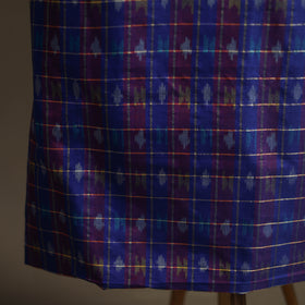 Pochampally Ikat Handloom Sico Unstitched Dress Material: Kurta with Dupatta 13