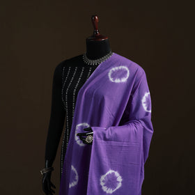 Shibori Tie-Dye Cotton Dupatta with Tassels 35