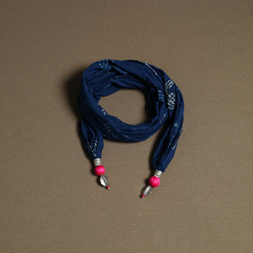 Hand Block Print Scarf With Latkan 19