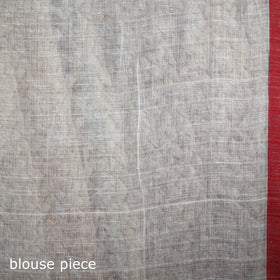 Handwoven Pure Cotton Phulia Jamdani Saree for Durga Puja 06