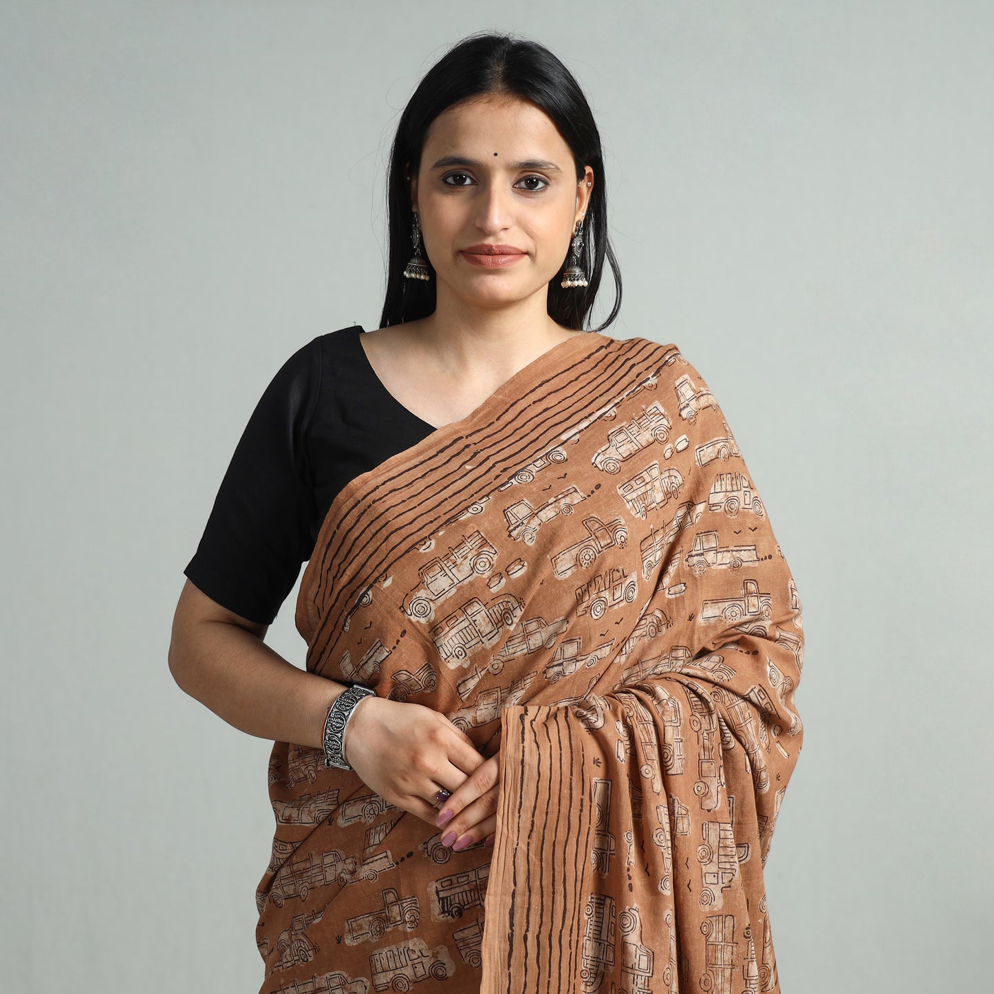 Bindaas Block Print Saree 